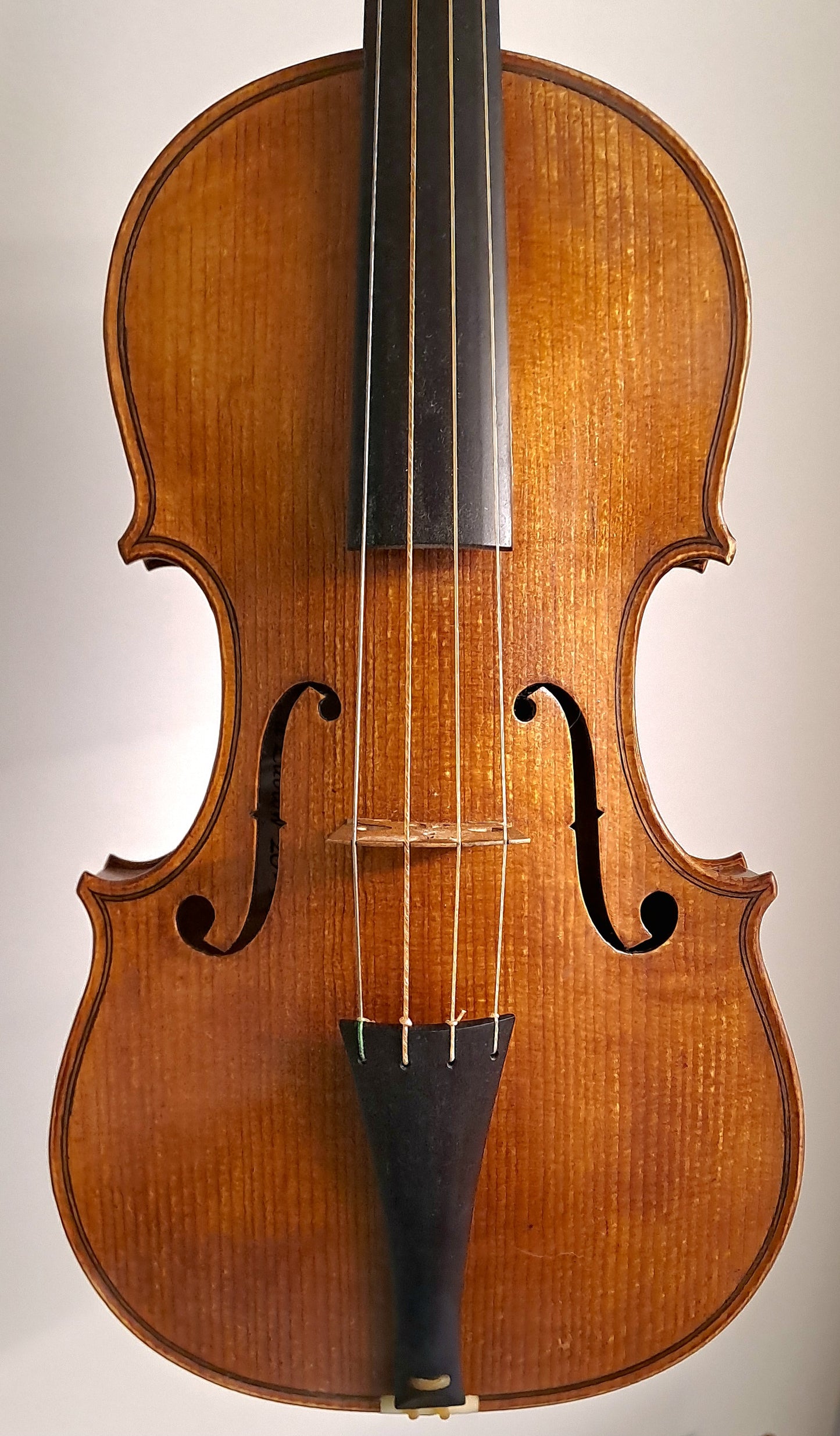 A Modern English Baroque violin by Marc Soubeyran, Ludlow, 2013