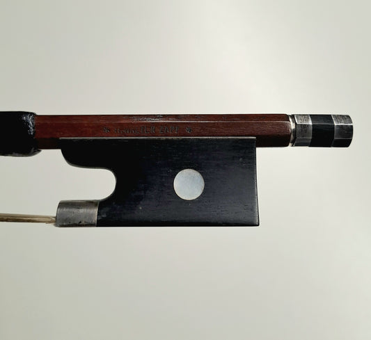 A Silver-Mounted German Violin Bow by H. Walter Zapf