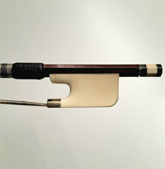 A Gold and Ivory-Mounted Italian Cello Bow by Daniel Navea Vera