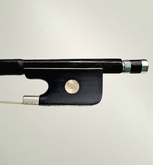 A Silver-Mounted German Cello Bow, circa 1900