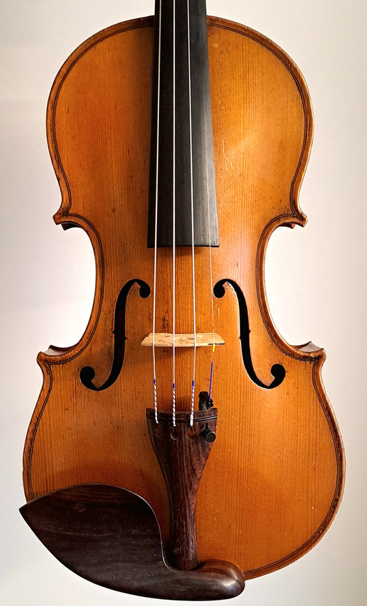 A French Violin, Mirecourt, circa 1890, 'Breton Brevete' model by the Jerome Thibouville-Lamy workshop