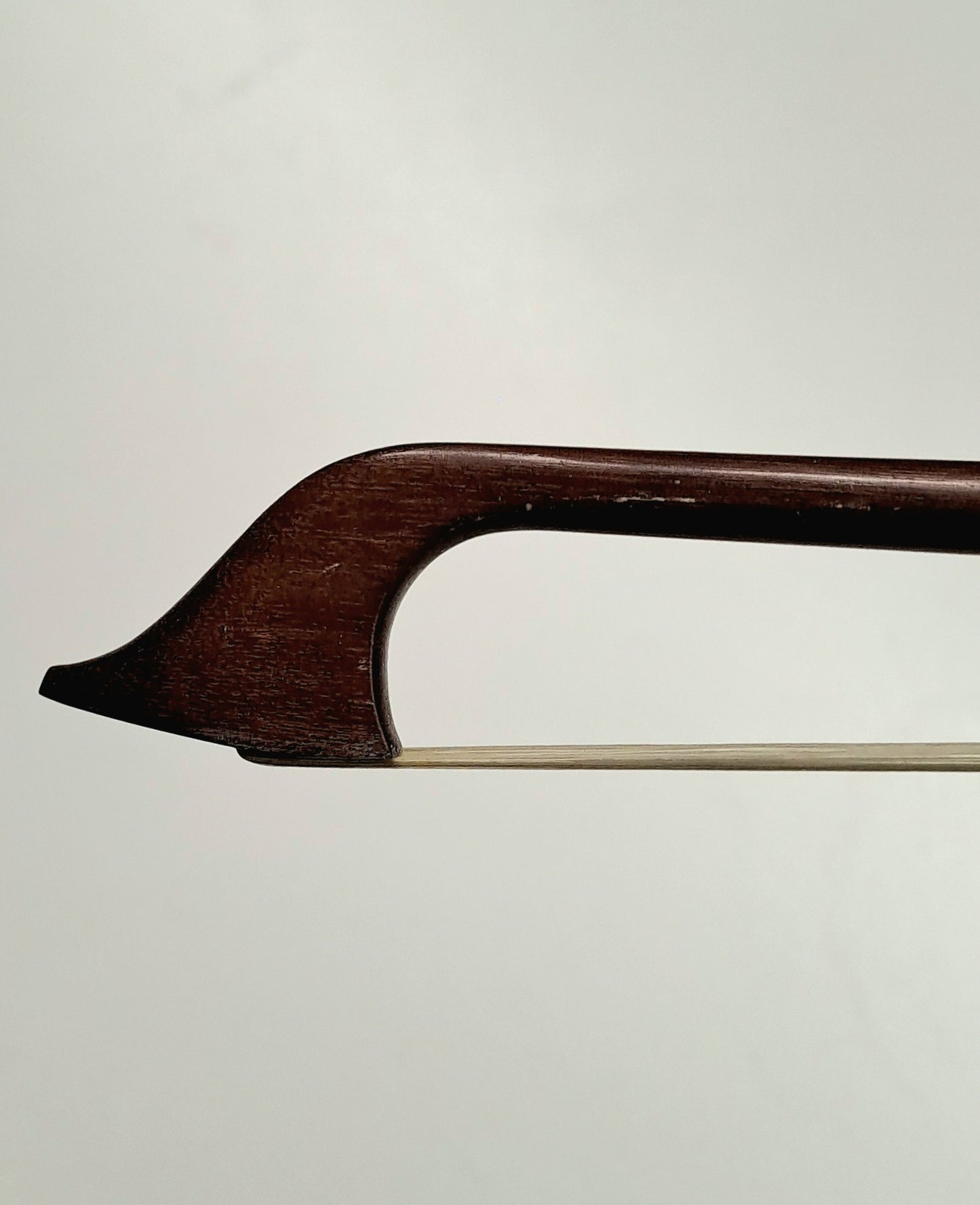 An Ebony-Mounted Transitional/Classical German Violin Bow by Lothar Seifert