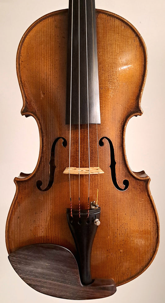 A Good German Violin, circa 1900, bearing a Johann Baptist Schweitzer label