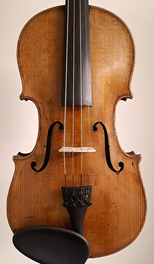 A German Violin, Mittenwald, circa 1920, bearing a facsimile Rugeri label