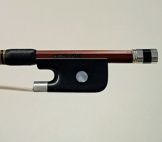 A Silver-Mounted Scottish Cello Bow by Howard Green, Tayport, 2025