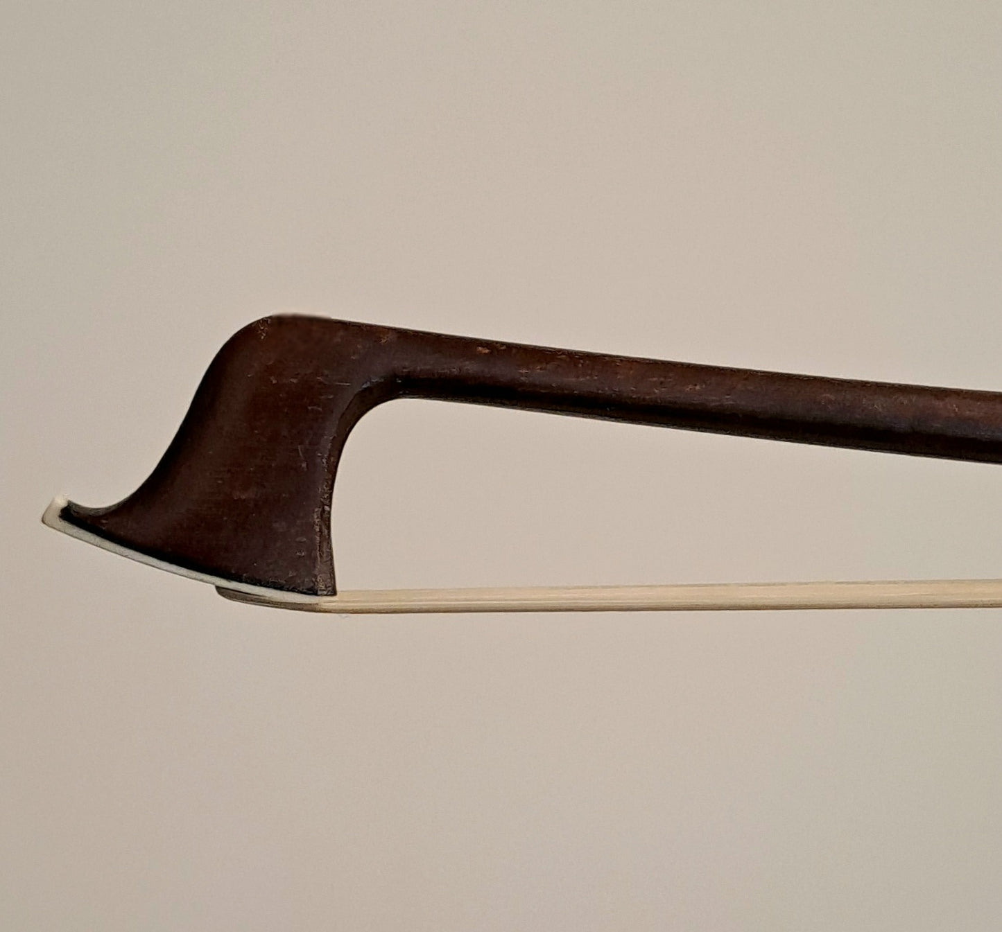 A Nickel-Mounted German Violin Bow by the Prager Family, likely August Edwin or Gustav Adolf