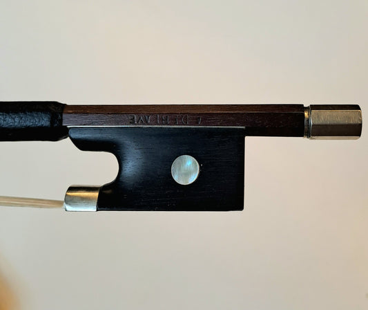 A French Nickel-Mounted Violin Bow, Workshop of Albert Deblaye