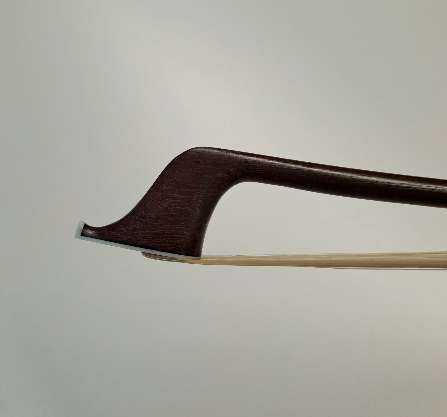 A Nickel-Mounted French Violin Bow by Marc Laberte, stamped 'Husson'