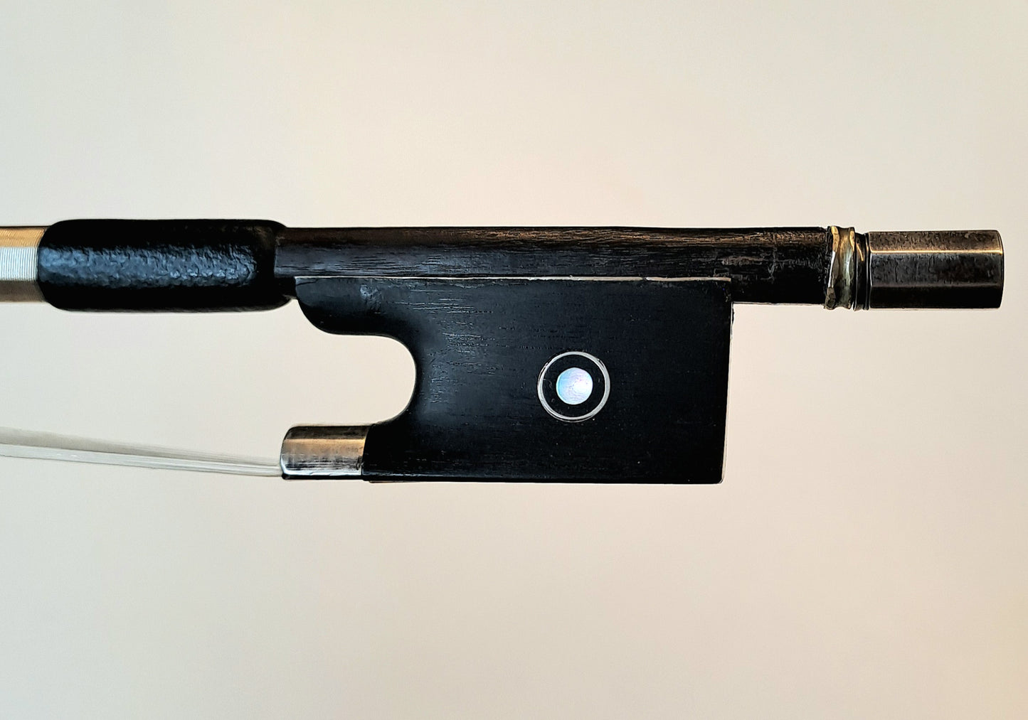 An Interesting Silver-Mounted German Violin Bow, circa 1900