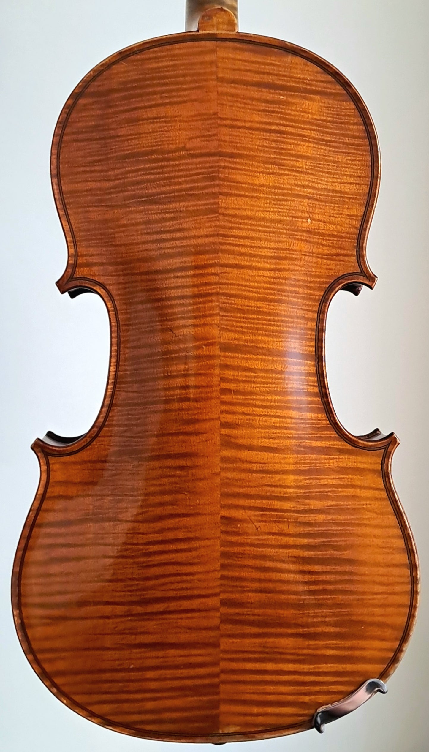 An Interesting Violin, labelled 'Dalziel & Napier, Ayr...', circa 1900, after Stradivari